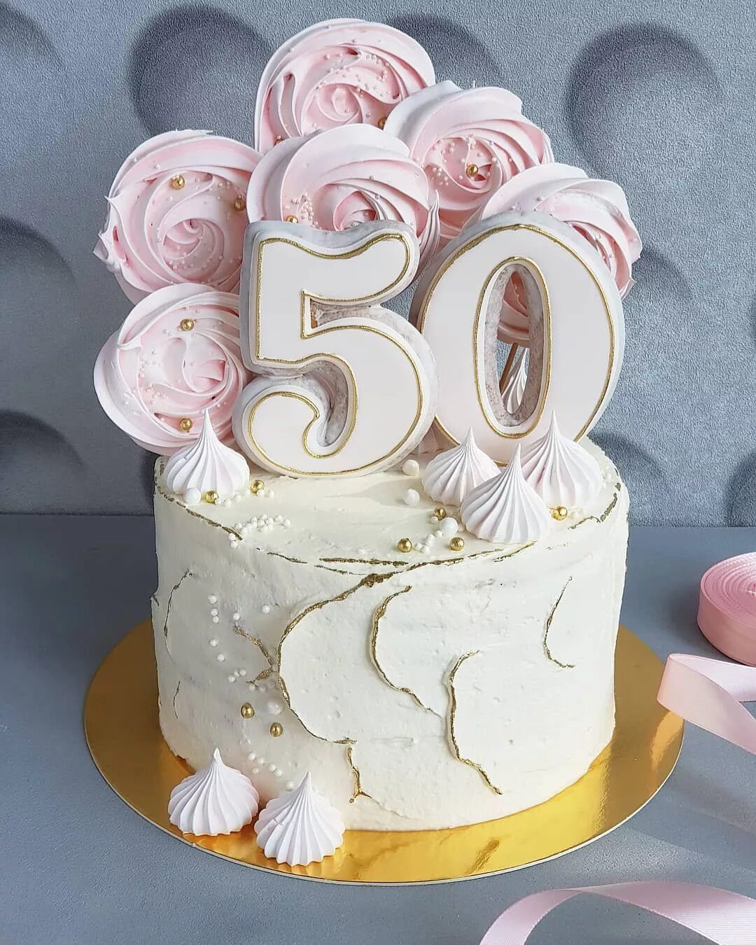 Торт на юбилей 50 лет CoffMachines.ru