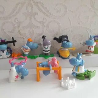 Бегемотики игрушки киндер сюрприз
