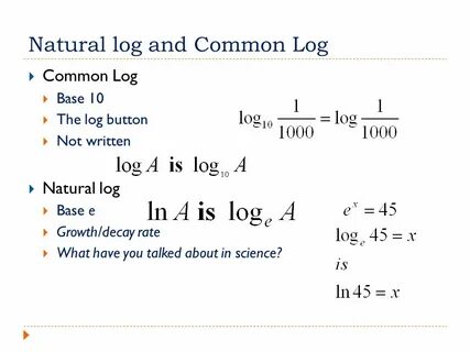 Common log