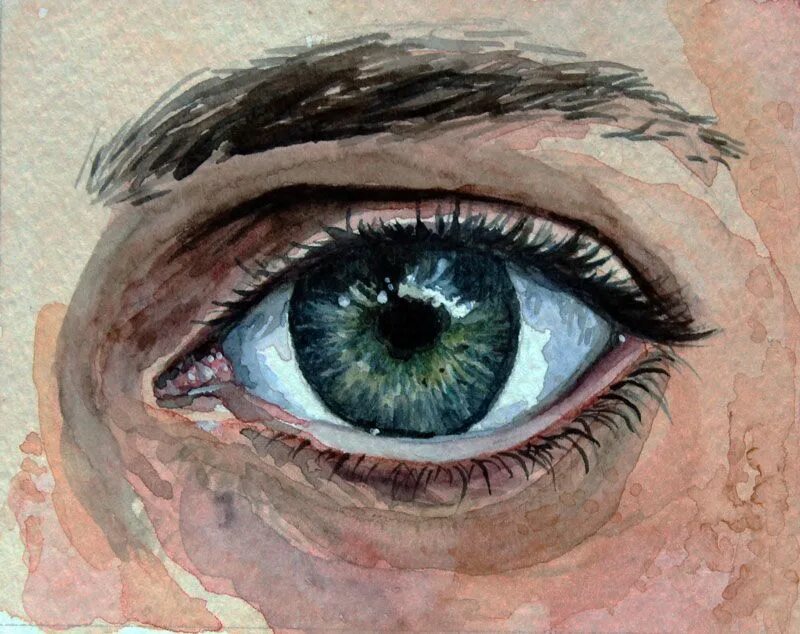 Глазки краски. Глаз акварелью. Глаза в живописи. Глаза рисунок. Реалистичный глаз.
