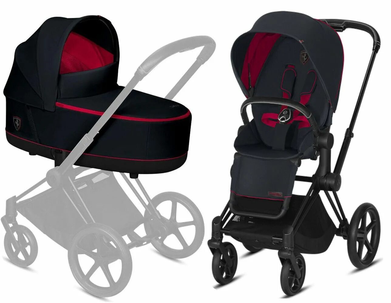 Коляска cybex 3. Cybex priam 3 ferrari. сайбекс коляска 2 в 1. cybex ferrari коляска 2в1. cybex priam 2 в 1.