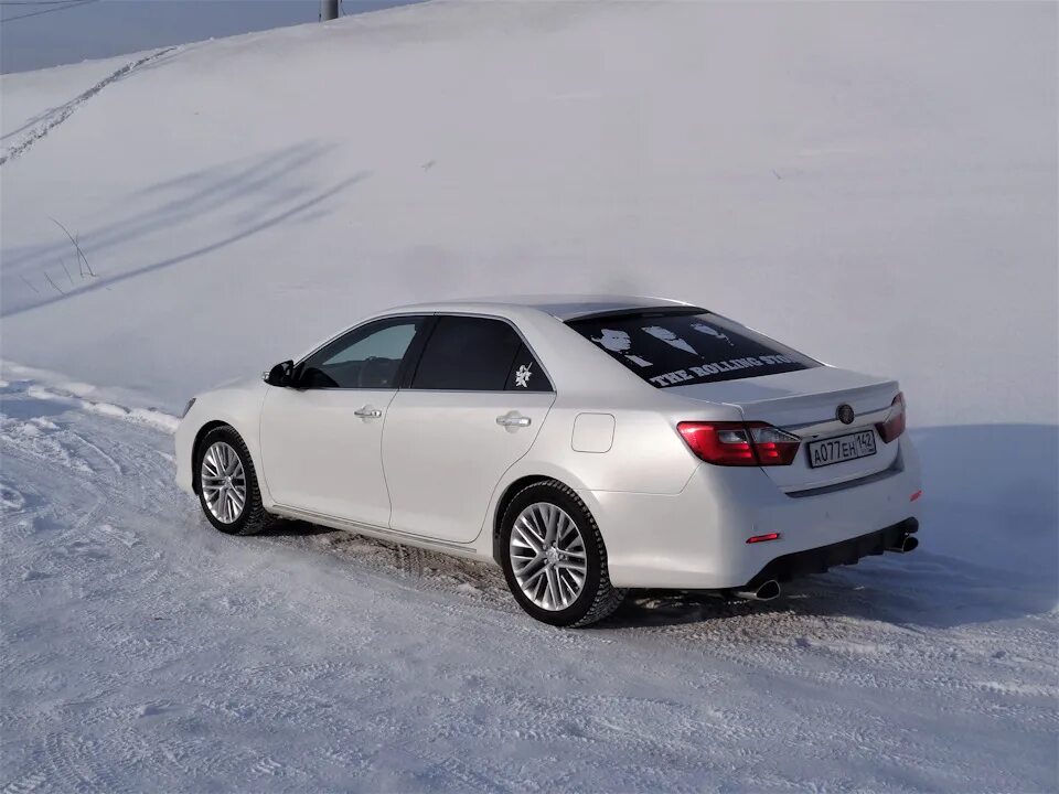 Camry зимой