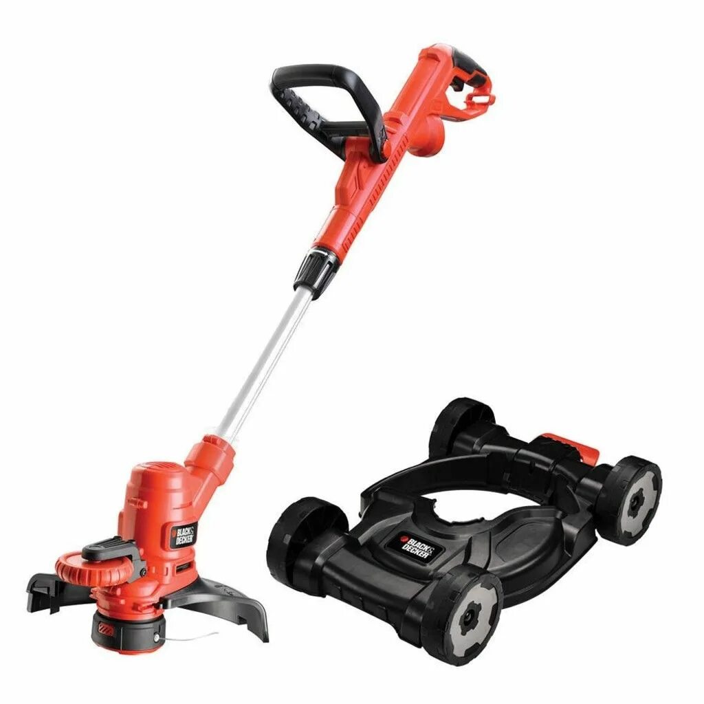 Триммер Black+Decker st5530cm. Электрический колесный триммер Black Decker st5530cm. Black&Decker st5530cm-QS триммер электрический 550 Вт с колесной базой. Триммер садовый Блэк Деккер. Триммер для травы на колесах