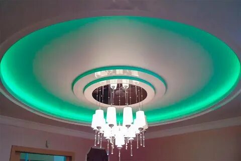 Двухуровневый потолок из гипсокартона
