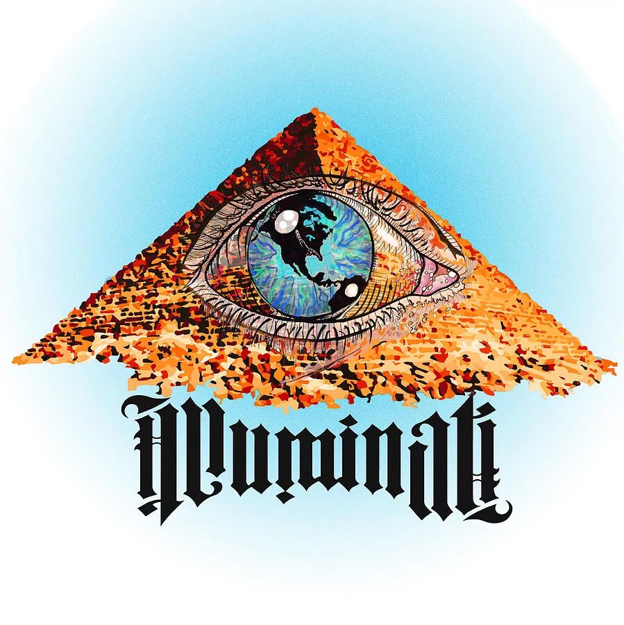 пирамида иллюминати. глаз в треугольнике. бумажный иллюминат. загадочные иллюминаты. иллюминаты 2024.