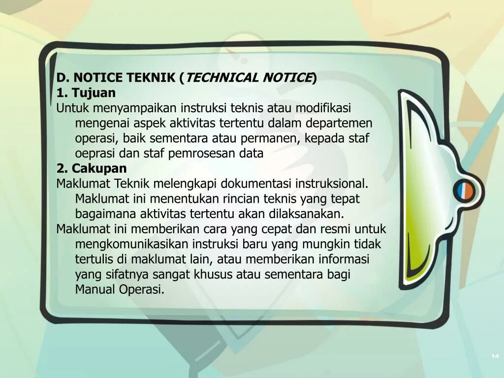 D notice