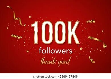 100000 followers in 1 month
