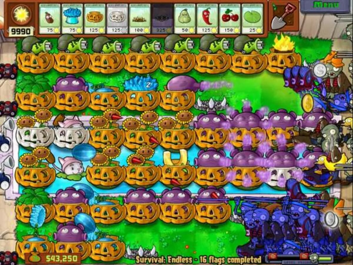 Plants vs zombie survival. Plants vs zombie survival