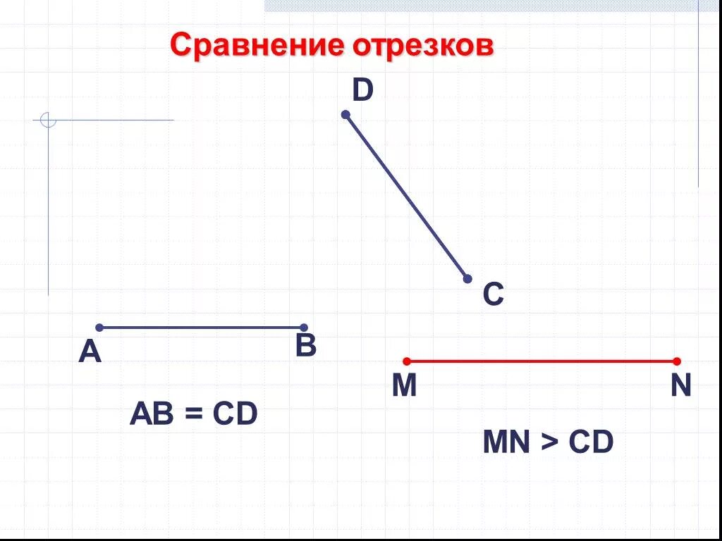 3 является отрезок