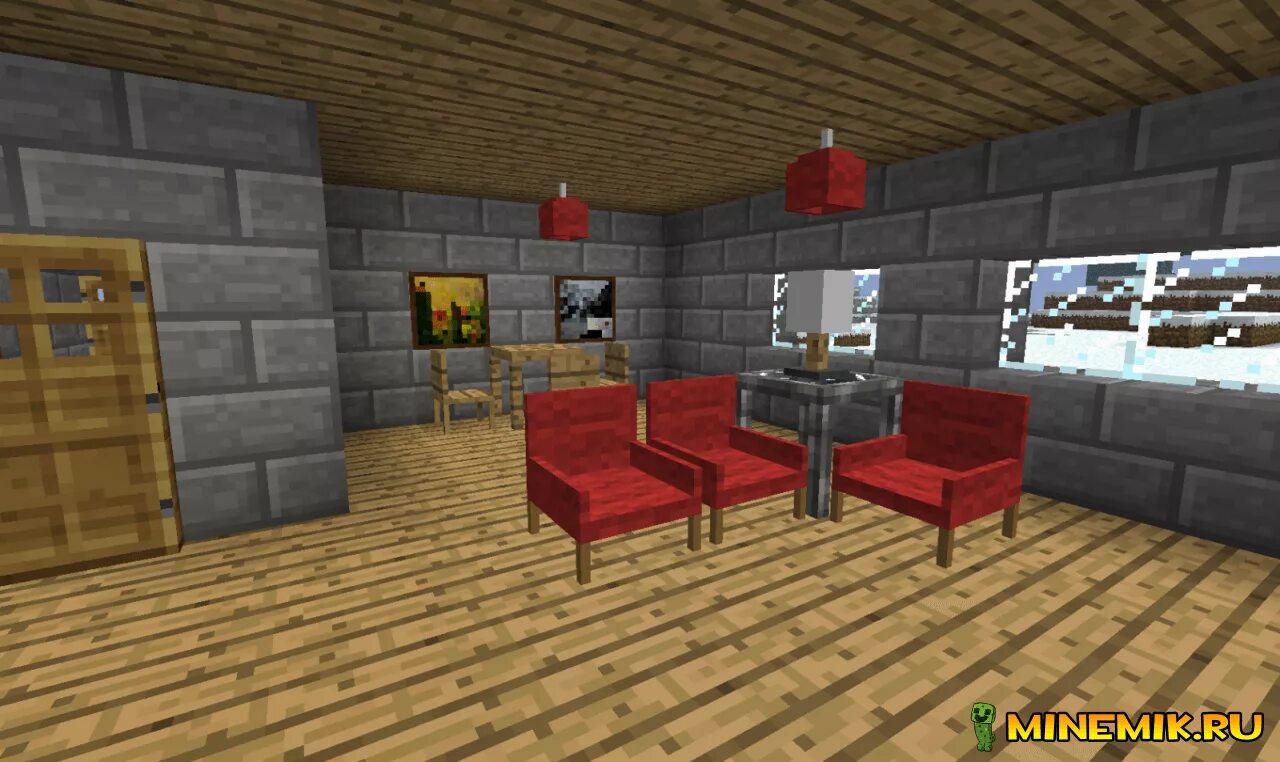 Русская мебель майнкрафт. Майнкрафт Jammy Furniture Mod. Minecraft 1.12.2 Mod мебель. Мод Furniture 1.12.2. Майнкрафт Furniture Mod 1.7.10.