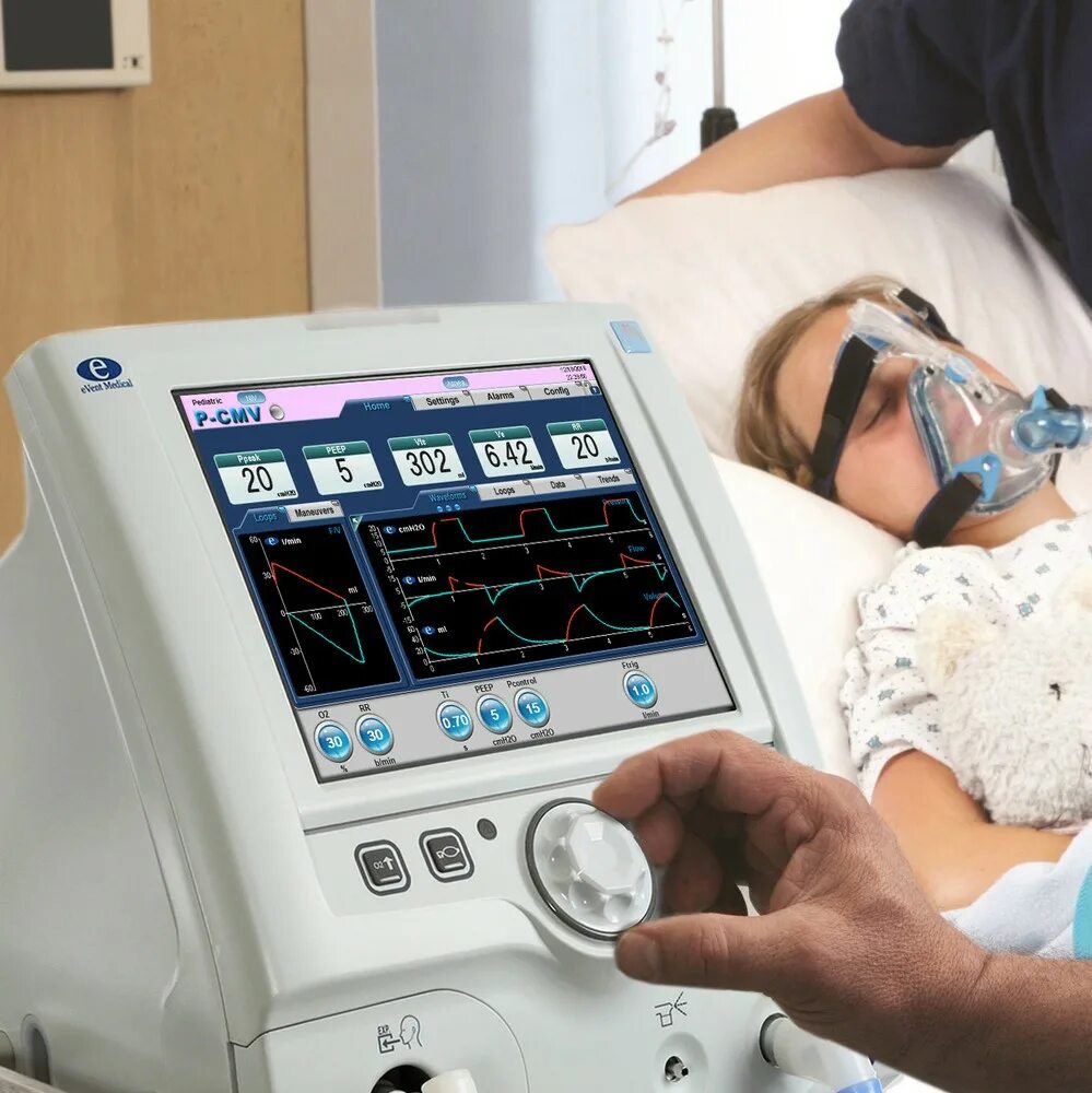 Аппарат ИВЛ Evolution 3e. Аппарат в больнице. Неинвазивный аппарат вентиляции легких. ИВЛ аппарат в реанимации.