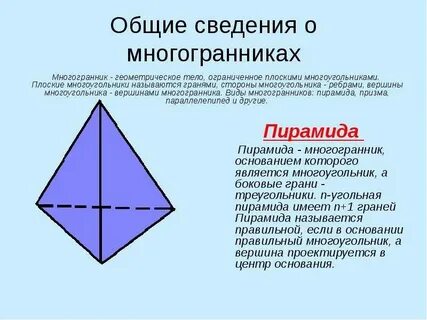Какими многоугольниками являются грани