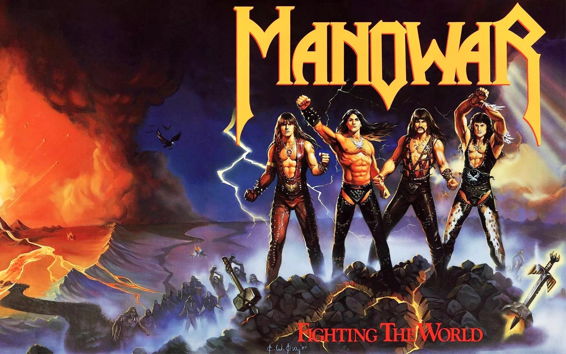 Группа Manowar 1987. Кен Келли мановар. Manowar 1987 Fighting the World обложка альбома. Мановар 2022. Manowar тексты