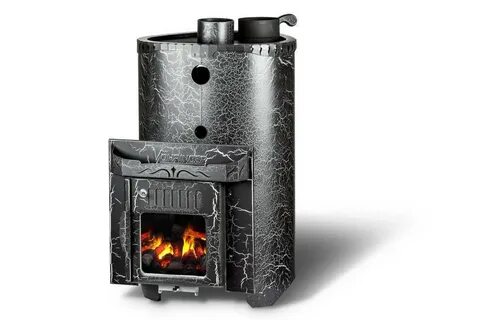 Дровяная печь для бани с закрытой каменкой