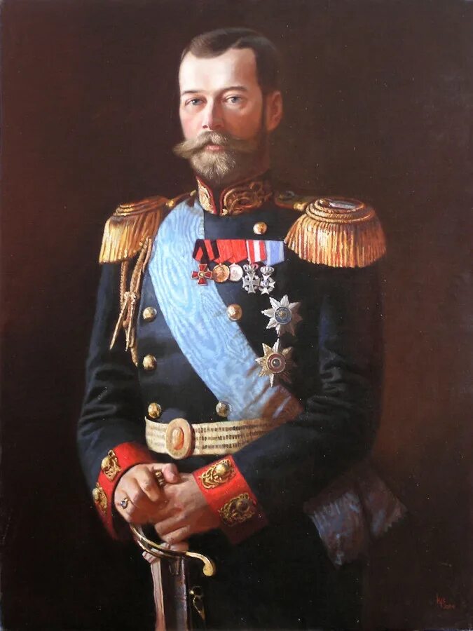 Российский императорский. Портрет императора Николая 2. Портрет царя Николая 2.