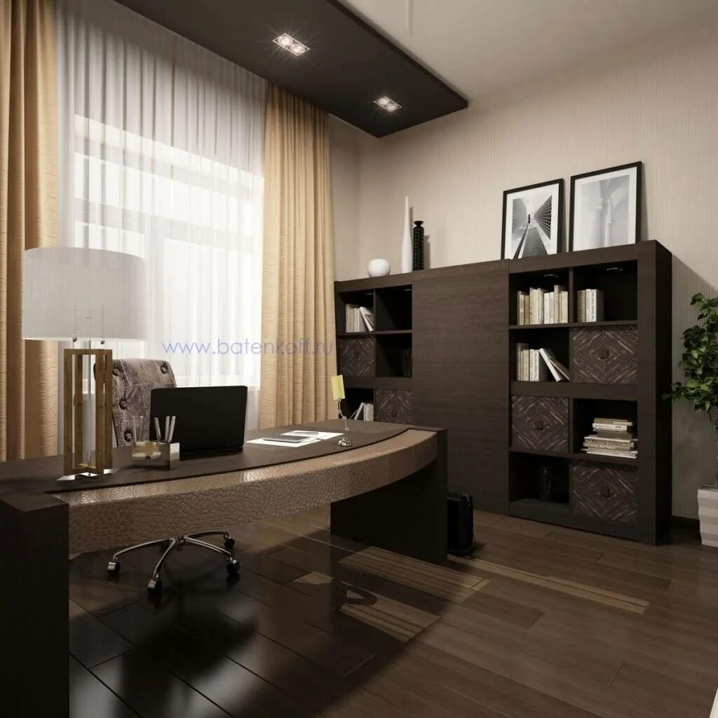013-apartment-kiev-irena-poliakova HomeAdore Modern home offices, Home office de