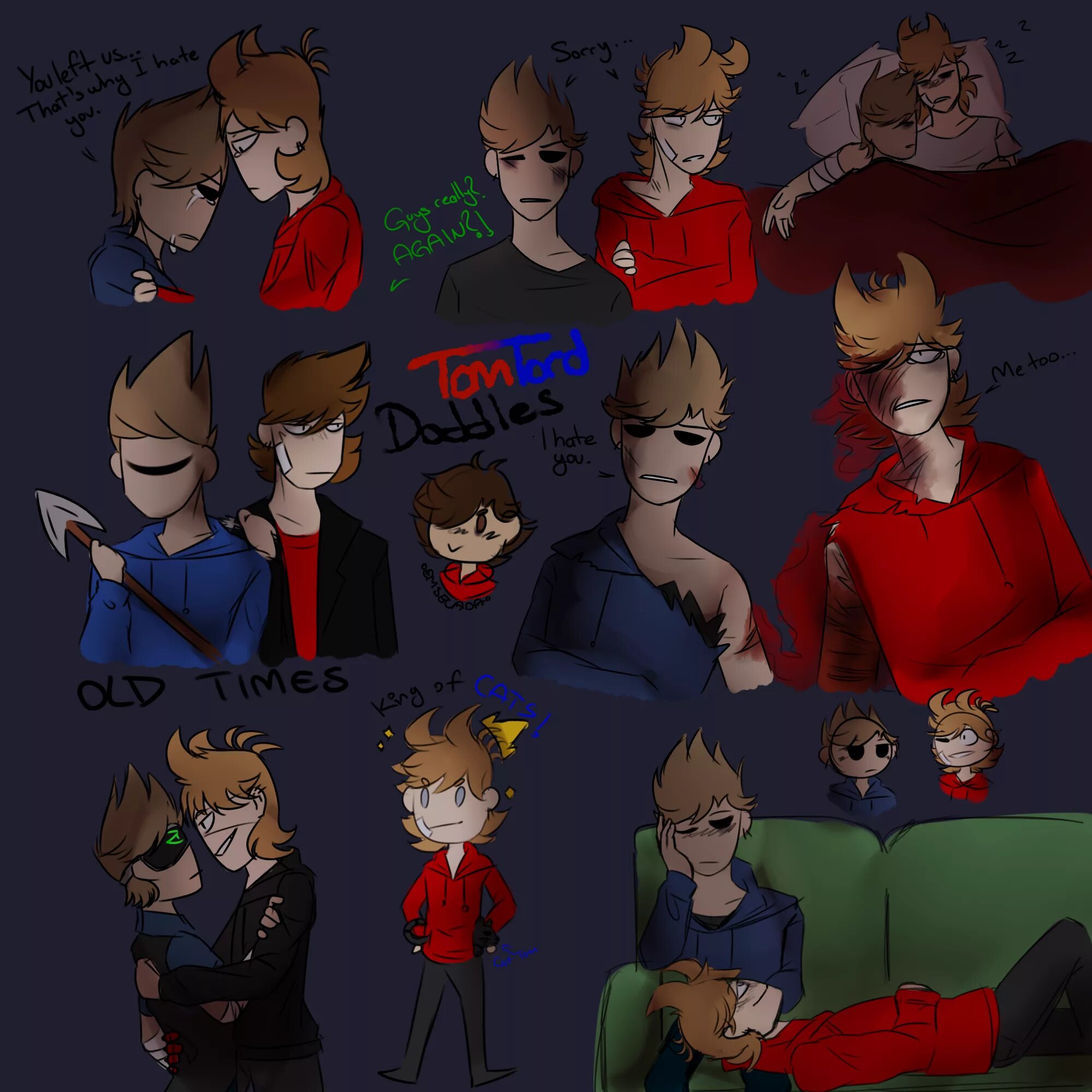 ТОМТОРД Eddsworld красный Лидер. Красный Лидер Eddsworld комикс. Эддсворлд синий Лидер. Комикс про красного лидера эддсворлд
