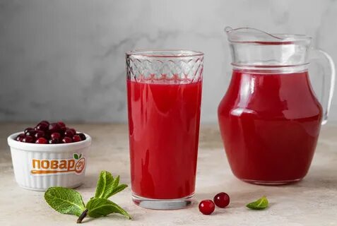 Клюквенный кисель