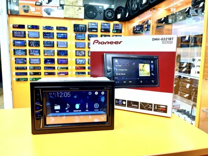 Pioneer DMH-g221bt. Автомагнитола DMH g221bt. Мультимедийная система Pioneer DMH-g221bt.