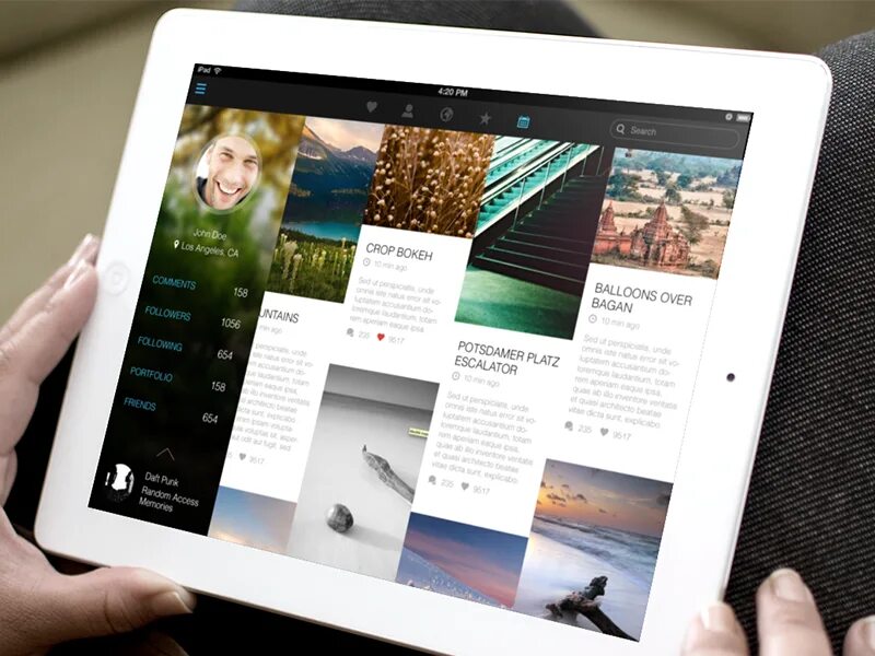 Планшет на ios или android. Ui планшет. дизайн приложения на ipad. ui приложения для ipad. tablet ui design.