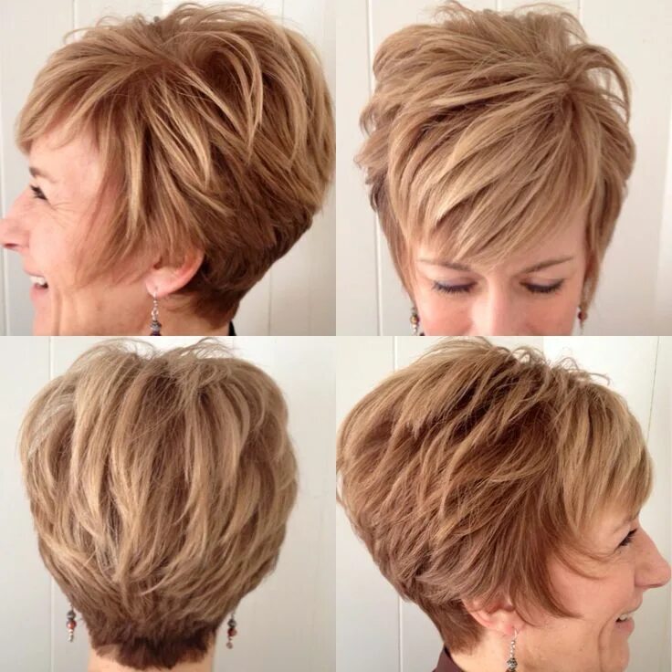 Красивые прически, стрижки - Фото OK.RU Short hair styles, Thick hair styles, Pi