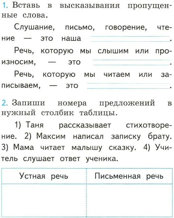 Задачи для 1 класса по русскому языку тренажер. Диалог для первого класса. Текст предложение диалог. Наша речь 1 класс задания. Текст предложения диалог ответы