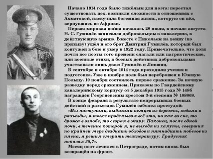 Н с гумилев наступление