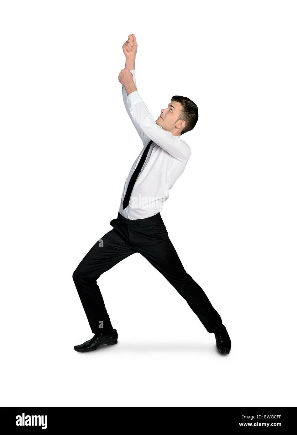Pulling something. A men pulling rope png.