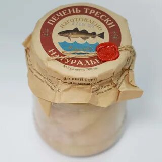 Печень трески стеклянные банки