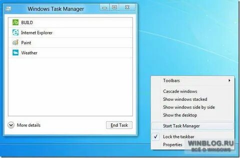 Show tasks