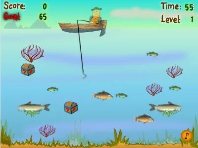 Игра ловить рыбу играть