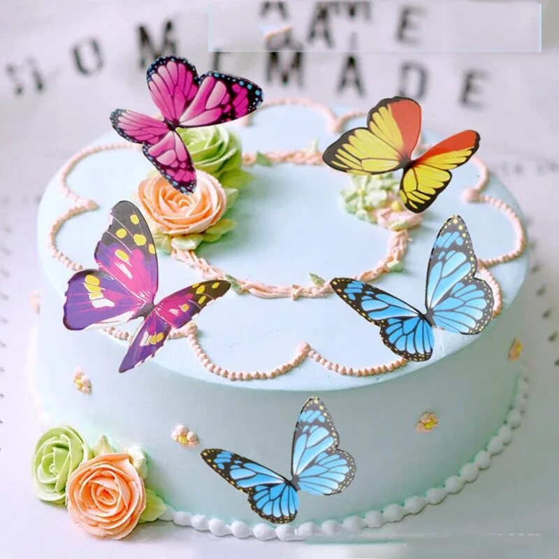 Вафельные бабочки для торта купить. Торт «бабочки». Украшение торта. Декор торта с бабочками. Торт с цветочками и бабочками.