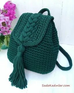 Вязание рюкзака крючком
