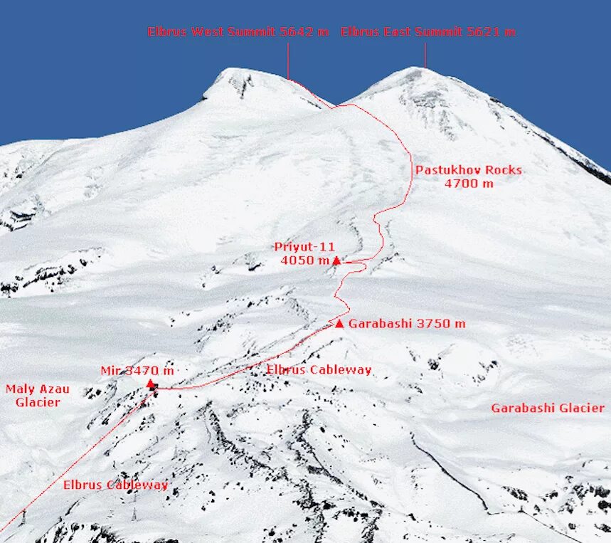 Расстояние азау. Схема трасс Эльбрус Чегет. Схема восхождения на Эльбрус с Юга. Эльбрус гора восхождение маршрут. Карта горы Эльбрус с высотами.