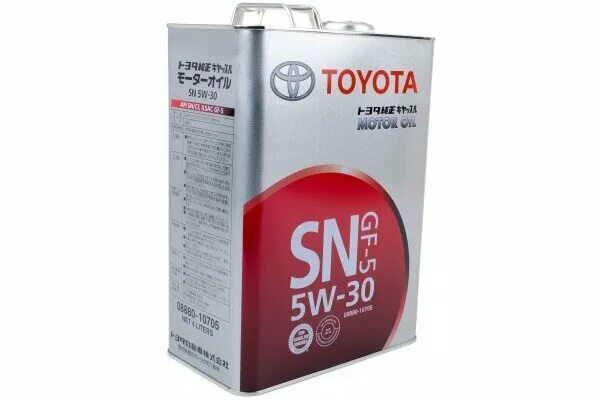Масло sn sf. Toyota 5w30 SN/CF gf-5 (4л). Toyota Motor Oil SN gf-5 5w-30. Toyota SN 5w-30 4 л. 0888010705 5w-30 4l.