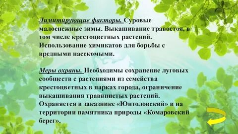 Ограничивающий фактор растений