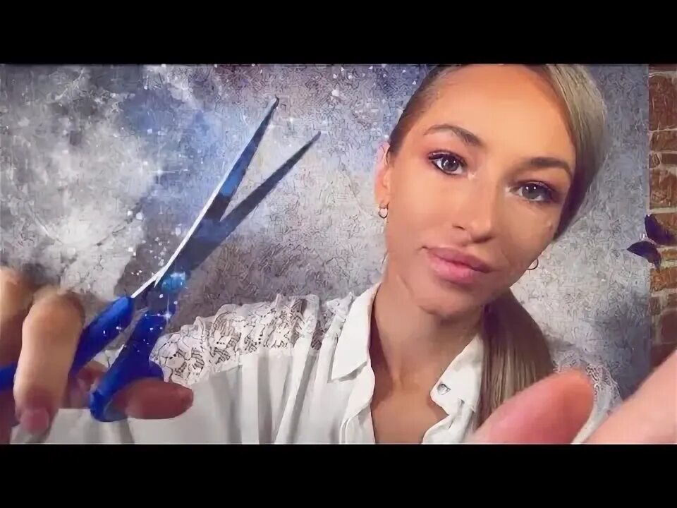 Асмр стрижка. Усыпляющая стрижка. Асмр\asmr. Макияж на 1 января. Шёпот.