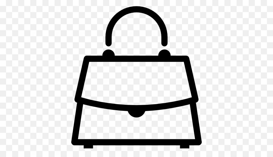 Purse Handbag Line Icon Outline Vector Sign Linear Style Pictogram Isolated Whit