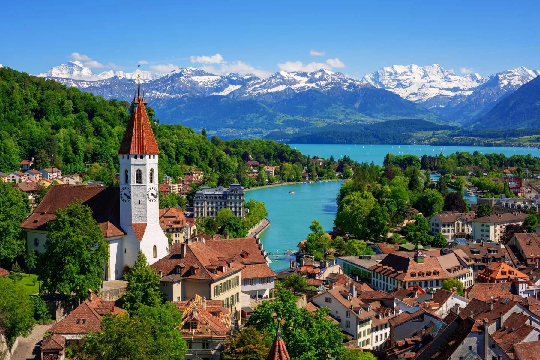 Das schweiz. Thun Швейцария. Свизерленд Швейцария. Берхтесгаден Бавария Германия. Литтау Швейцария.