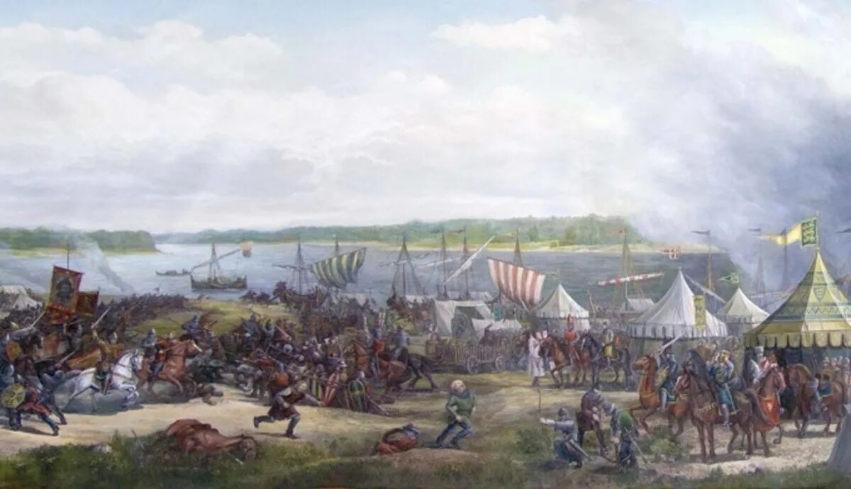 Войско шведского короля высадилось в устье невы. Битва на Неве 1240. Невская битва 1240.