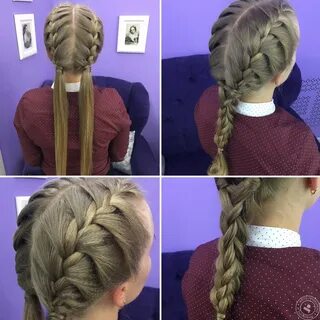 Как заплести косичку дракончик