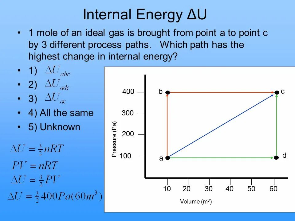 Internal energy. Internal Energy of an ideal Gas.. Internal Energy of a Monoatomic ideal Gas. Internal Energy of an ideal Gas ppt.