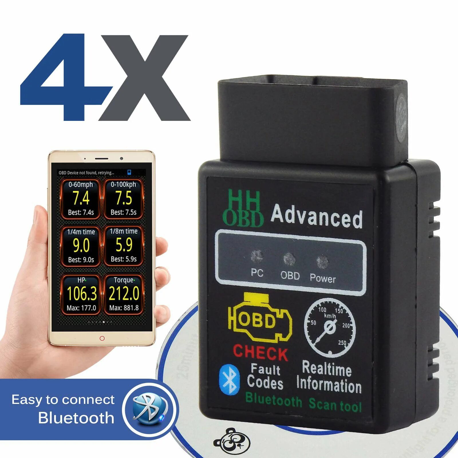 Hh obd advanced bluetooth программы для диагностики. Obd advanced 2 bluetooth. obd advanced bluetooth scan tool. hh obd advanced. адаптер автомобильный hh obd advanced.
