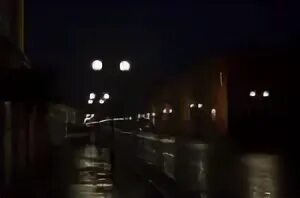 Фонари зажглись наступила