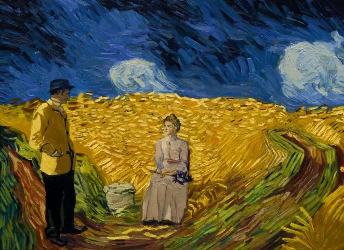 Любящий винсент. Ван гог с любовью винсент. ван гог арлезианка. ван гог с любовью винсент кадры.