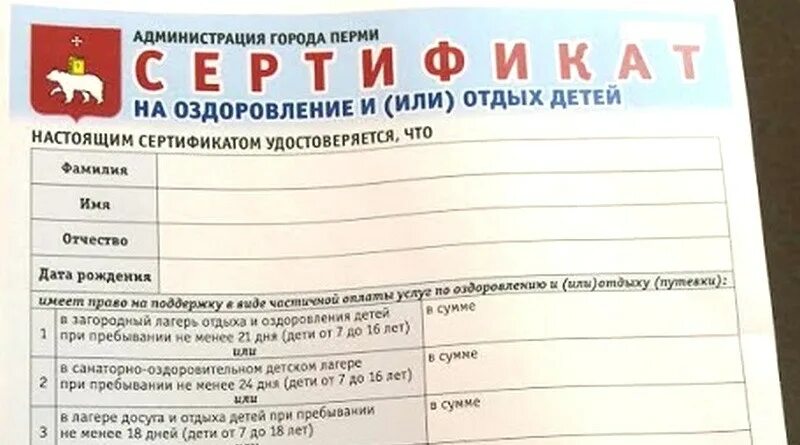 Когда дают путевки в детский. Сертификатов на отдых и оздоровление детей. Сертификат на отдых детей. Сертификат на отдых в лагере. Сертификат на путевку в детский лагерь.