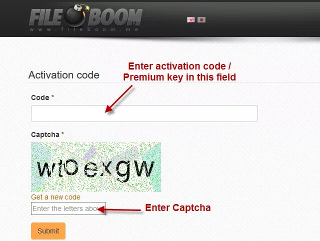 Activation code required. Activation code required