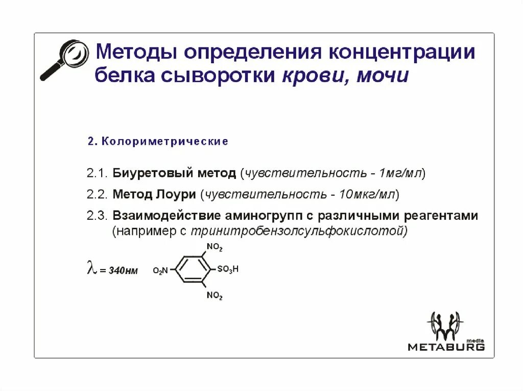 Количественное определение белка в крови. Колориметрический метод количественного определения белка. Биуретовый метод определения белка методика. Определение общего белка плазмы крови биуретовым методом. Методы количественного определения концентрации белков.