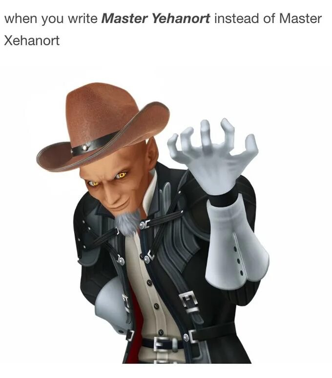 Xehanort. Мастер Сплюньтер.