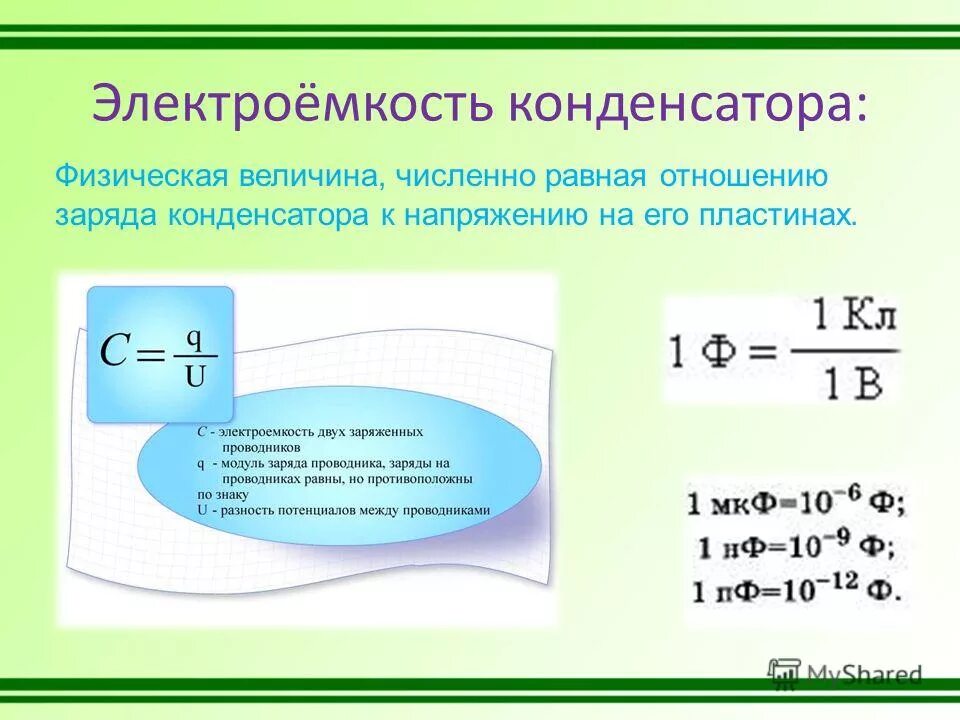 Конденсатор электроемкость конденсатора. Конденсаторы электроемкость конденсатора применение конденсаторов. Применение конденсаторов в электрической ёмкости. Электроемкость конденсаторы соединение конденсаторов.